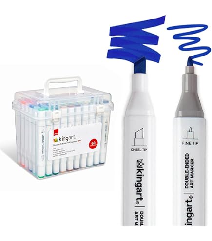 Amazon.com: KINGART PRO Double-Ended Art Markers 48 Colors