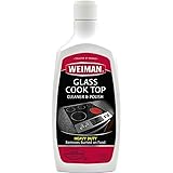 Weiman Glass Cooktop Heavy Duty Cleaner and Polish - 20 Ounce - Non-Abrasive No Scratch Induction Glass Ceramic Stove Top Cle