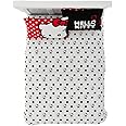 Franco Collectibles Hello Kitty Polka Dot Bedding Super Soft Microfiber 4 Piece Full Sheet Set, (Officially Licensed Product)