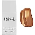Summer Fridays Sheer Skin Tint - Skin Tint with Hyaluronic Acid - Helps Diminish Uneven Skin Tone - Sheer to Light Coverage - Shade 7 - Medium Deep with Golden Neutral Undertones (1 Fl Oz)