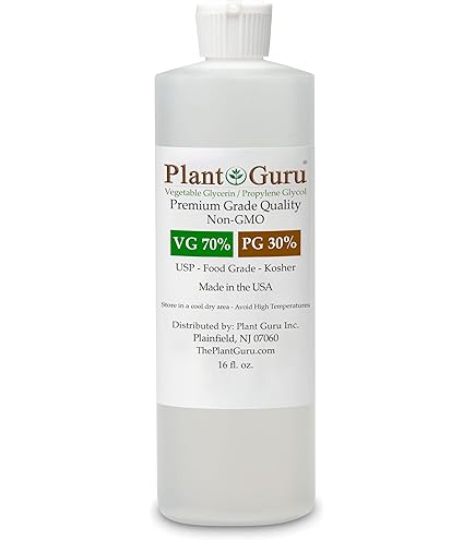Vegetable Glycerin/Glycerine & Propylene Glycol 16 oz Value Pack Food Grade  USP Kosher 100% Pure: Amazon.com: Industrial & Scientific