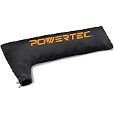 POWERTEC Table Saw Dust Collector Bag, Universal Table Saw Dust Bag Fits 2-1/2" Dust Ports, Table Saw Accessoeies for Bosch/D