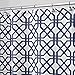 iDesign Trellis Geometric Fabric Bathroom Shower Curtain - 72