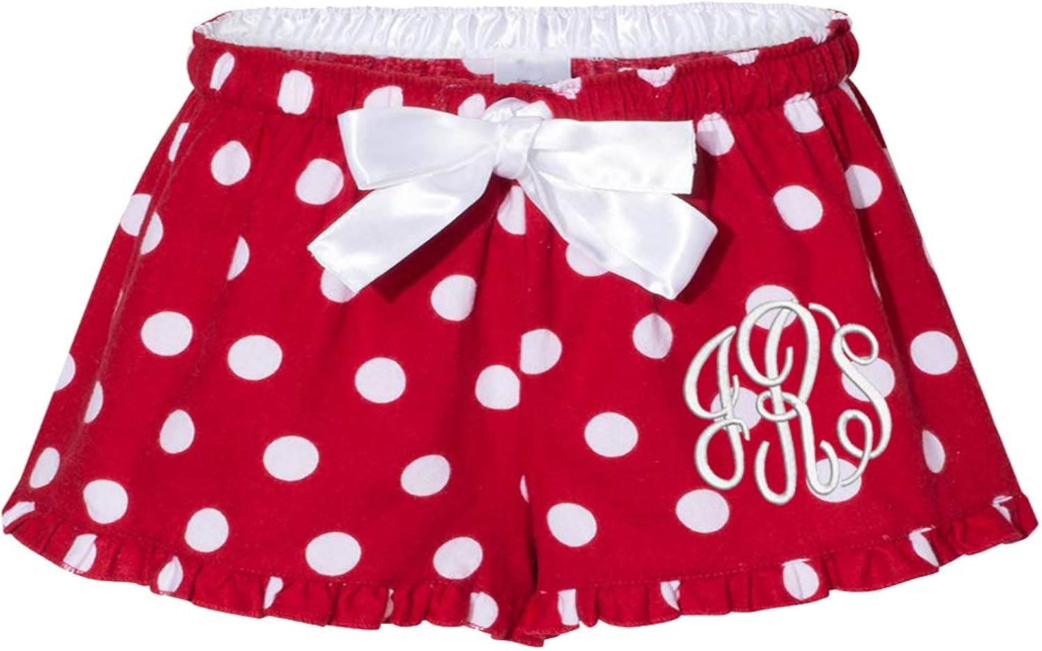 Monogrammed Flannel Boxer Shorts Red Polka Dot Boxers at Amazon Women