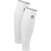 Rehband Core Compression Calf Sleeves, Calf Compression for Running, Cycling, Fitness &amp; Sports, Improve Circulation &amp; Recovery, Calf Support for Men &amp; Women, 1 Pair