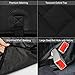 MY YOU AND ME Pet Seat Cover, Dog Hammock, Waterproof Dog Car Seat Cover Protector with Non Slip Silicone Backing for Cars, Trucks, SUVs with Non Slip Backing, Soft, Large, Black