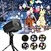 Ominilight 2 in 1 Christmas Laser and LED Projector Light, with Green&Red Laser and 4 LED Switchable Patterns, for Holiday, Party, Wedding, Disco