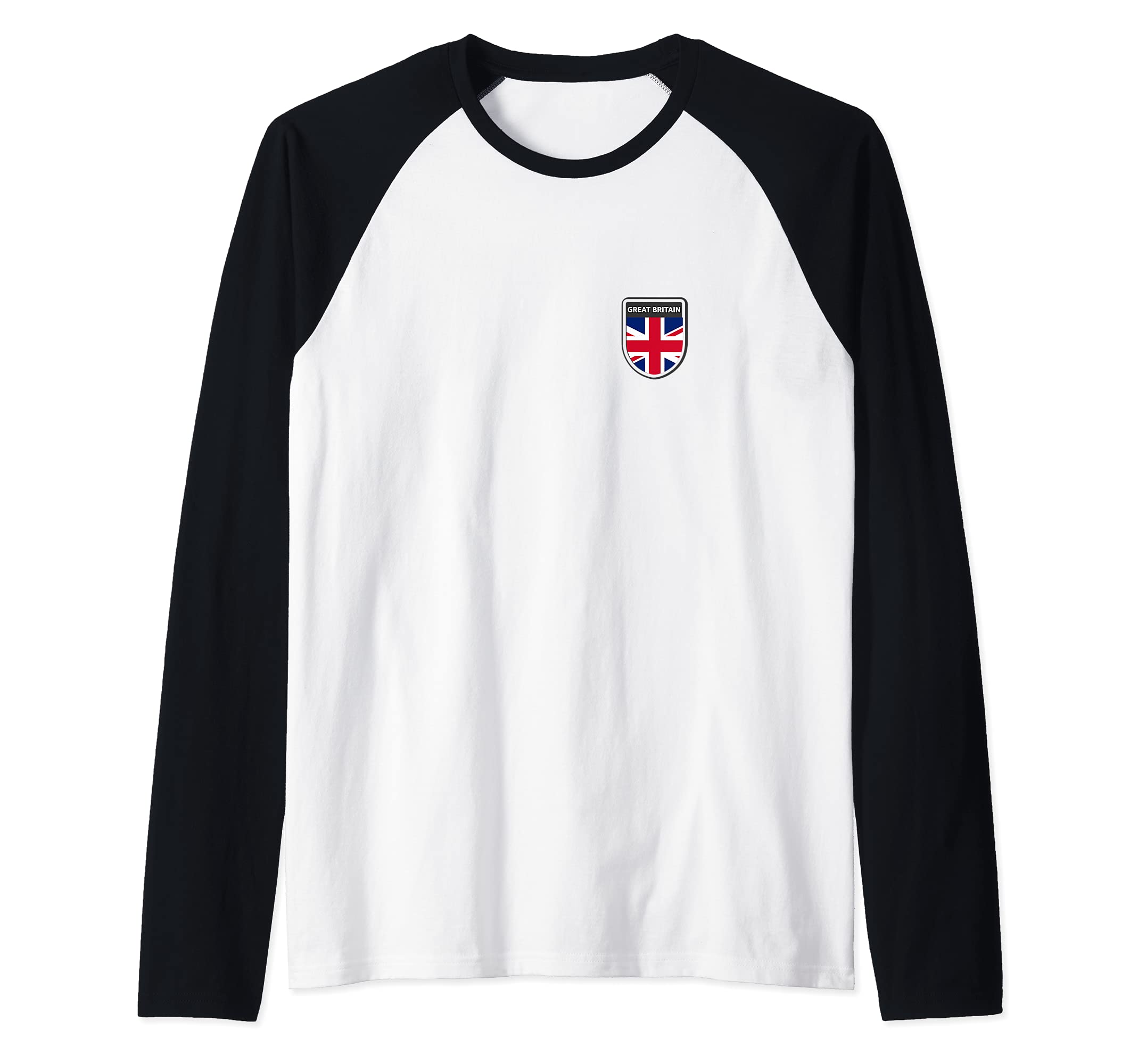 Flag United Kingdom Raglan Baseball Tee