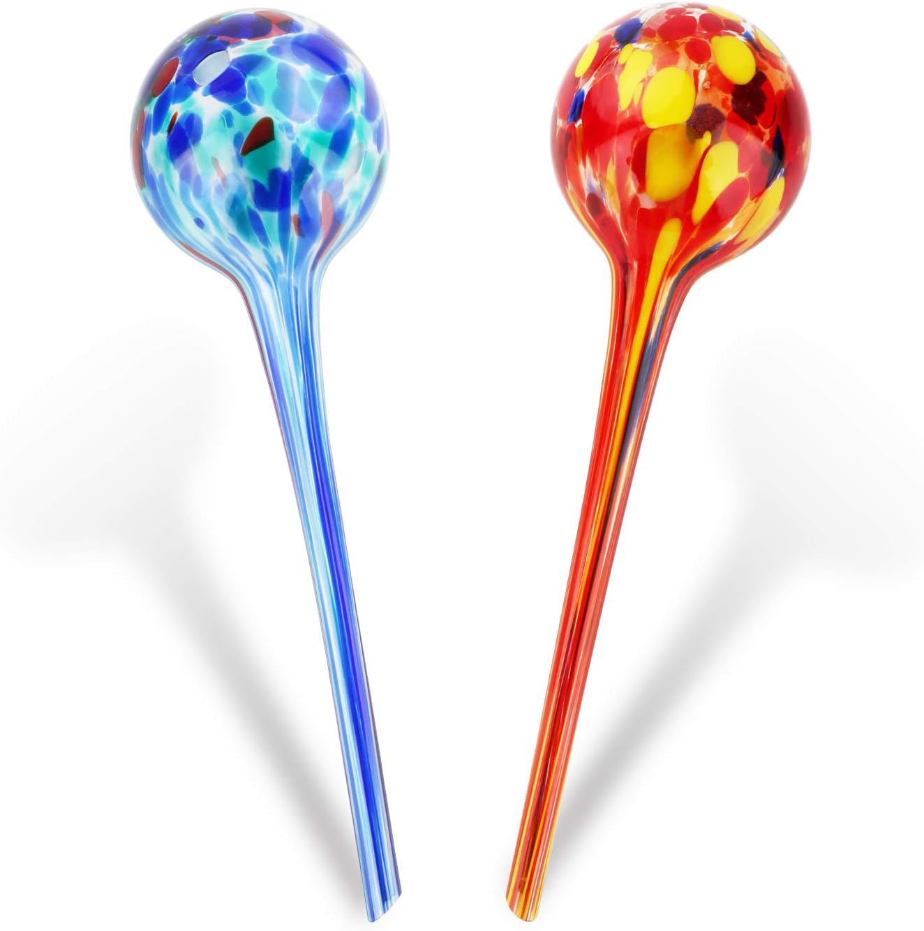 Brajttt Plant Watering Globes, 2 Pieces Automatic Watering Bulbs, Cute Glass Watering Globes with 2 Tags : Garden & Outdoor