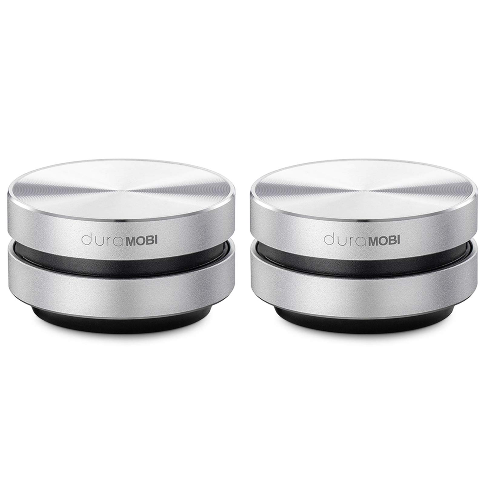 Irfora 2 Pack Wireless BT Speaker Bone Conduction Speakers Mini Portable Loud Stereo Sound Built-in Mic Sound Box, silver