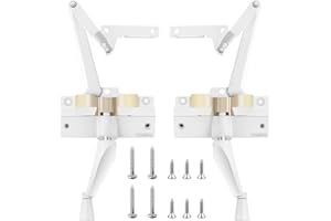 TAMIDN Split Arm Operator, Window Crank Replacement, Left Hand and Right Hand with Window Crank Handles, Fits Perma-Shield Casement Windows Manufactured from 1982 to 1995（White）