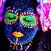 Glow Party- Black Light Face and Body Paint, Washable Non-Toxic, UV / Reactive Neon Colors, 8 Tube Party Pack, 0.34 ounce. each