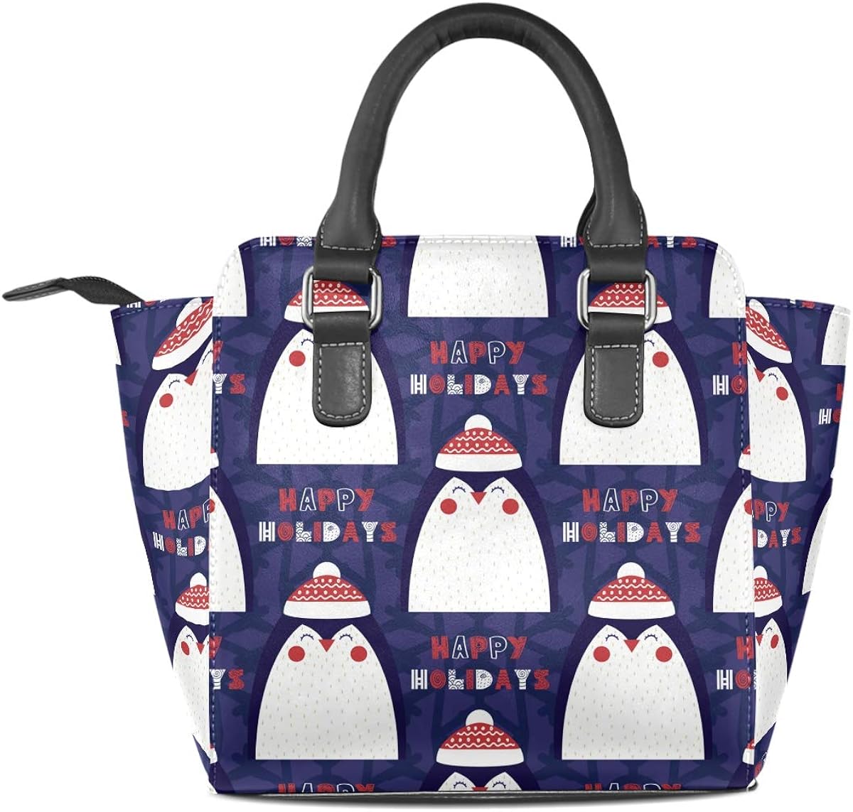 amazon navy leather handbags