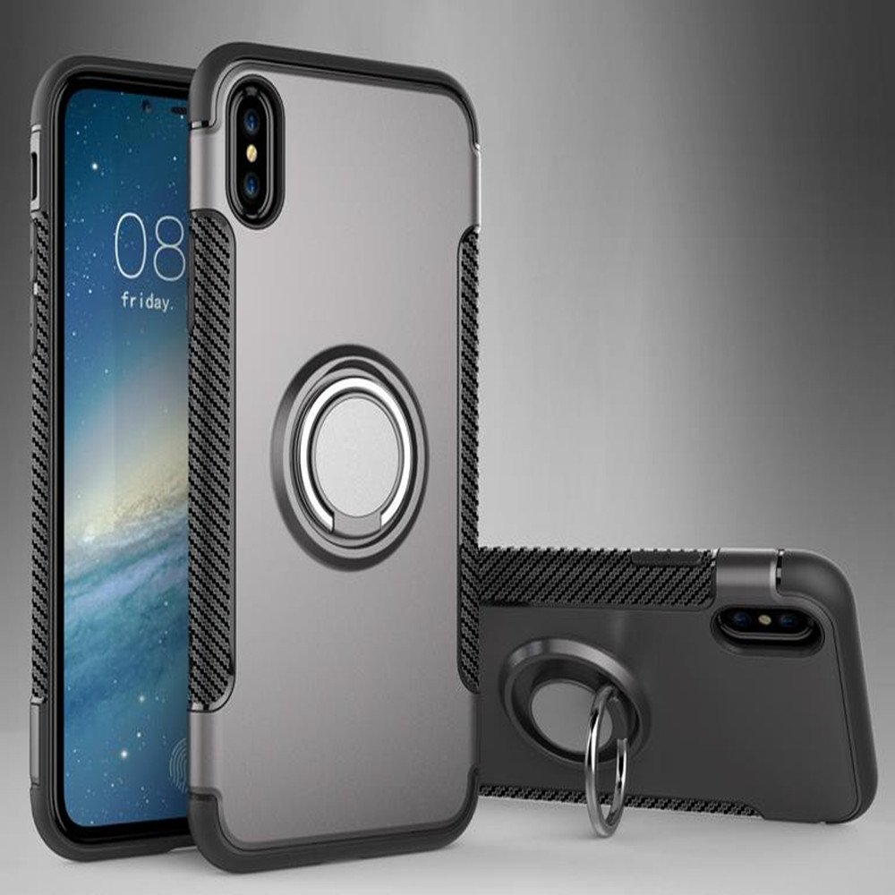 IPhone X Car Phone Stand Case,Inspirationc 2 In 1 Shockproof