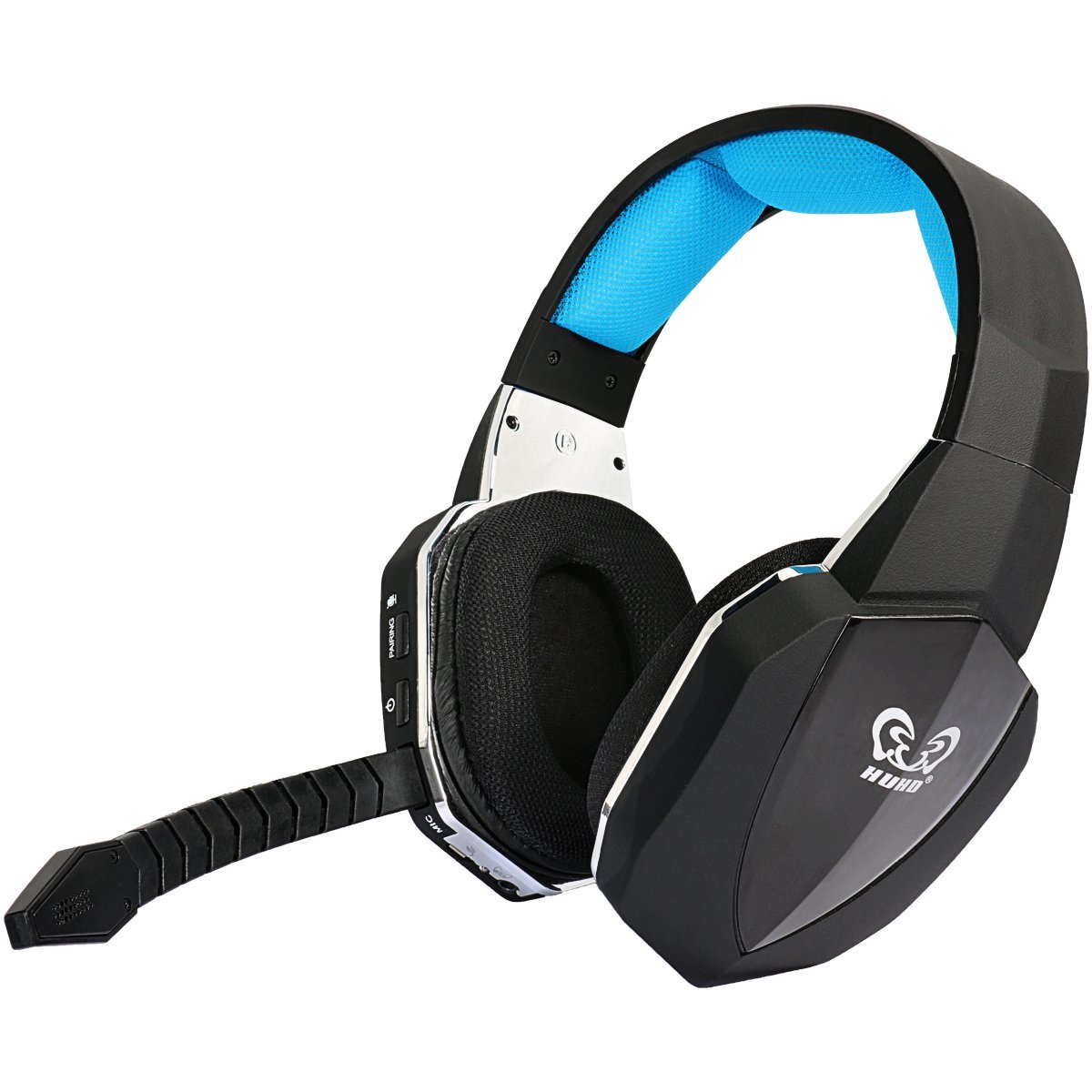 HUHD Optical Stereo Wireless Gaming Headsets Over Ear Headphones for PC