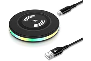 SIDPRO 15W for Samsung Wireless Charger Fast Charging for Samsung Galaxy S25 Ultra S25+ S25 S24 FE S23 Ultra S22+ S21 S20 FE, Android Wireless Charger Pad Phone Charging Station for Google Pixel 9a 8a 7 Pro