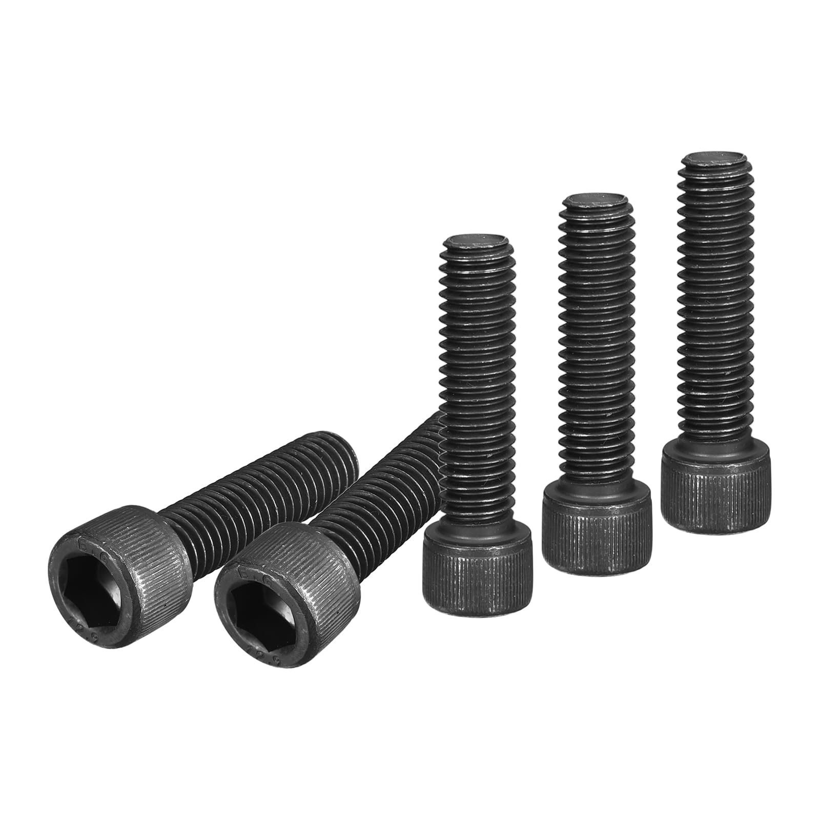 DTGN 3/8-16x1-1/2" Socket Head Cap Screws Bolts, 10Pcs 12.9 Grade Alloy Steel, Machine Hex Socket Screw, Hex Drive, Black Oxide Finish, UNC Coarse Thread Fully Threaded — image 1