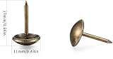 LJHOME 200pcs Antique Bronze Upholstery Tacks Decorative Thumb Tack Pins view 2