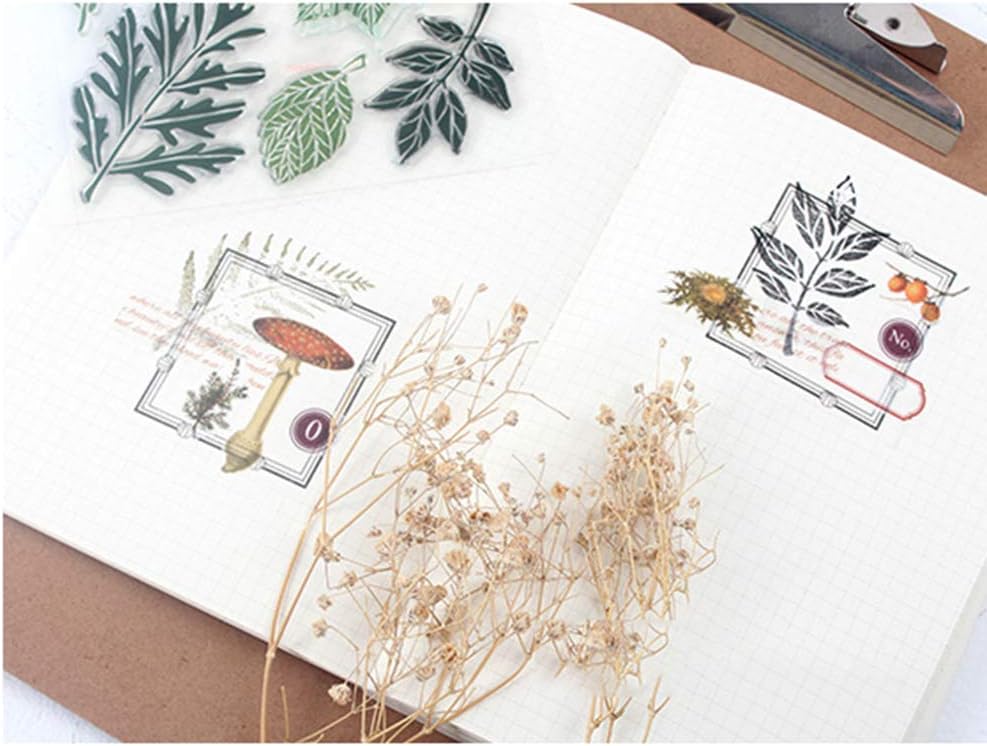 Leaves Silicone Clear Stamps For Card Making Decorative Letter Stamp Arts Crafts Sewing Stamps Rayvoltbike Com