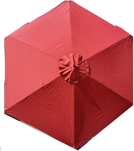 Amazon Com Sun Ray 9 Solar Lighted Market Patio Umbrella Burnt Ochre Garden Outdoor
