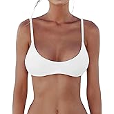 Jolefille Push Up Bikini Top for Women Sexy Triangle Swimsuit Tops Teens Bathing Suit Top Bestselling Swim Top Only