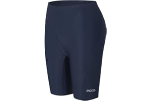 PIQIDIG Youth Boys Swim Jammers Solid Swimsuit Quick Dry Athletic Swimming Shorts UPF 50+ Sun Protection