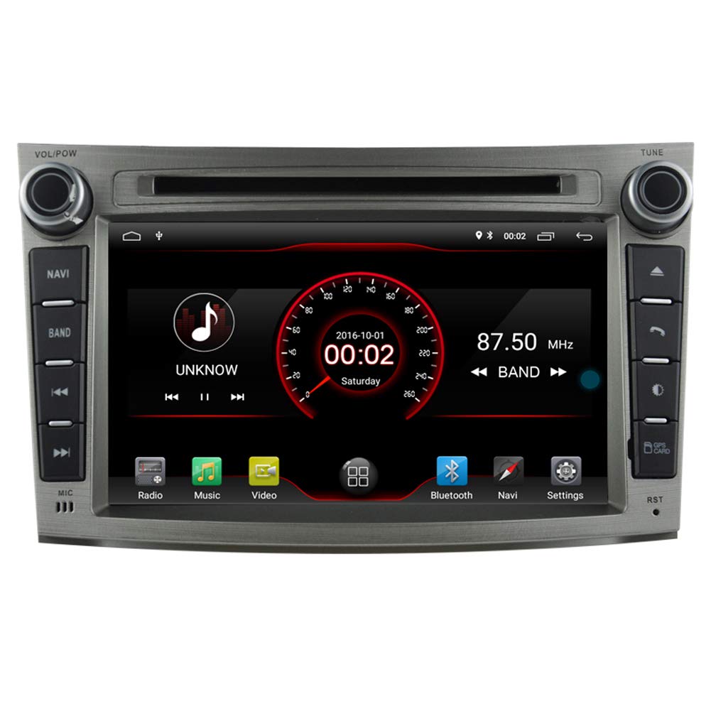 Autosion in Dash Android 8.1 Car DVD Player Radio Head Unit GPS Navi Stereo for for Subaru Legacy Outback 2009 2010 2011 2012 2013 2014 Support Steering Wheel Control