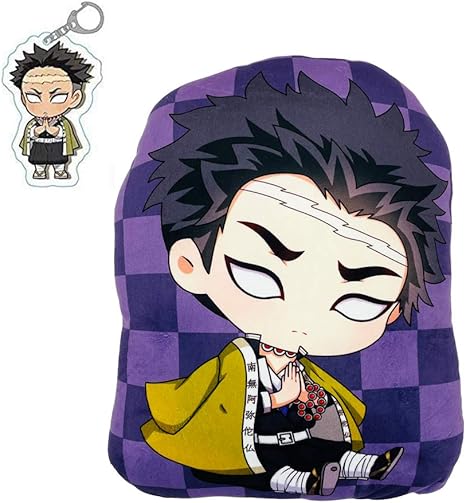 amazon co jp meeneke 抱き枕 ぬいぐるみ クッション 鬼殺隊 炭治郎 祢豆子 伊之助 我妻善逸 冨冈义勇 しのぶ 蜜璃 悲鳴嶼 行冥 45cm きめつのやいば 萌えグッズ 3dプリント だきまくら コスプレ 小道具 キーチェーン イベント1個 人気アニメ キャラクター 両面プリント