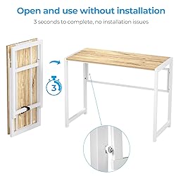 GreenForest Folding Desk for Small Spaces, 39.4 in