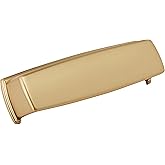 Amerock BP53801CZ | Champagne Bronze Cup Pull | 3-3/4 inch (96mm) Center-to-Center Drawer Pull | Kane | Furniture Hardware