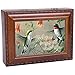Cottage Garden Take Time to Enjoy The Simple Woodgrain Rope Trim Jewelry Music Box Plays Wind Beneath My Wings