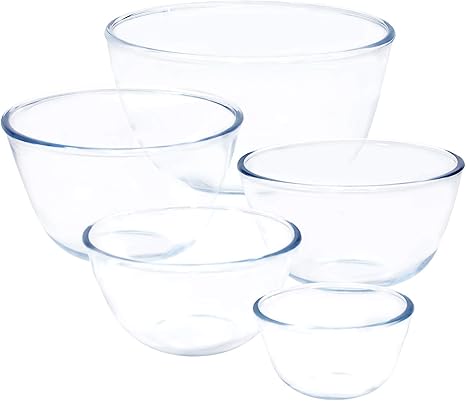 Amazon Kitsure 耐熱ガラス ボウル 5個セット 透明 丸型 サラダボウル 500ml 700ml 1000ml 1 5l 2 5l 電子レンジ 食器洗い機 オーブン対応 耐熱耐冷 洗浄便利 シンプル ボール オンライン通販