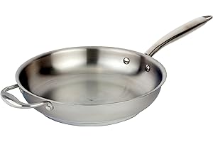 Meyer - Accolade 12.5-Inch Stainless Steel Frying Pan, 18/10 Steel, Induction Compatible