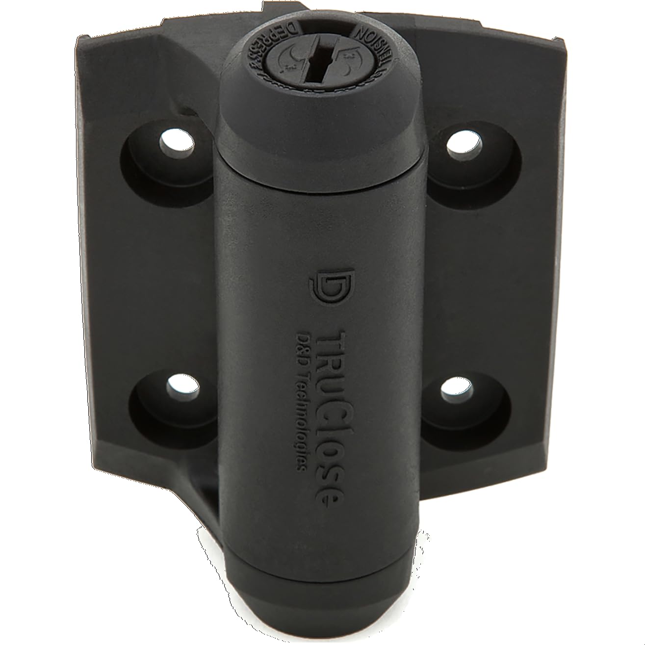 National Hardware V6212 NAR SPRG HNG BLK N346-206 Tru Narrow Self-Closing Spring Gate Hinge in Black, 3-13/16"x2-1/2