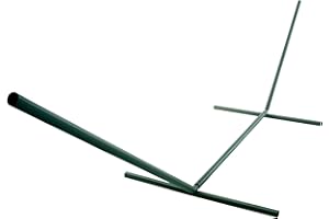 Hatteras Hammocks 15 ft. Tri-Beam Steel Hammock Stand with Right Connection Design and Cape Shield Powder Coating, 600 LB Weight Capacity, Handcrafted in The USA - Green
