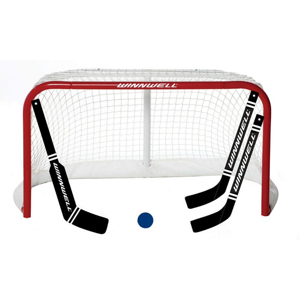 Winnwell Pro Form Mini Knee Hockey Net Set with 2 Player