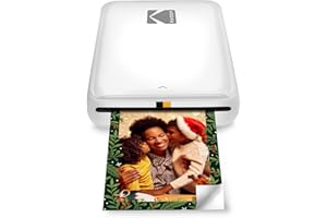 KODAK Step Instant Smartphone Photo Printer - Portable Mini Color Wireless Mobile Printer - Zink 2x3” Sticky-Back Photos - Bluetooth Compatible with iOS & Android Devices - Fun Editing App - White