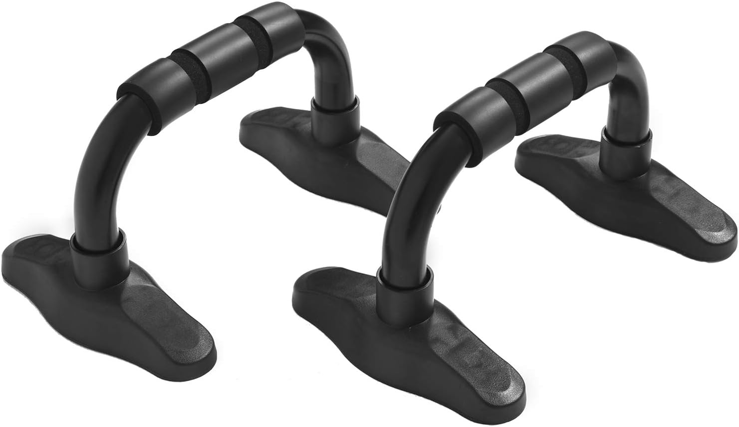 Max4out Pushup Bars Handles Set, Push Up Stand with Cushioned Foam Grip and Non-Slip Rubber Base Home Workout Equipment, Black : Sports & Outdoors