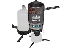 Camp Chef Mountain Series Stryker 200 - Multi-Fuel Camping Stove for Camping Gear & Outdoor Cooking - Uses Propane or Isobutane