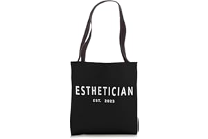 ESTHETICIAN & SKIN CARE GRADUATION GIFTS Esthetician Est. 2023, New Skin Care Specialist, Graduation Tote Bag