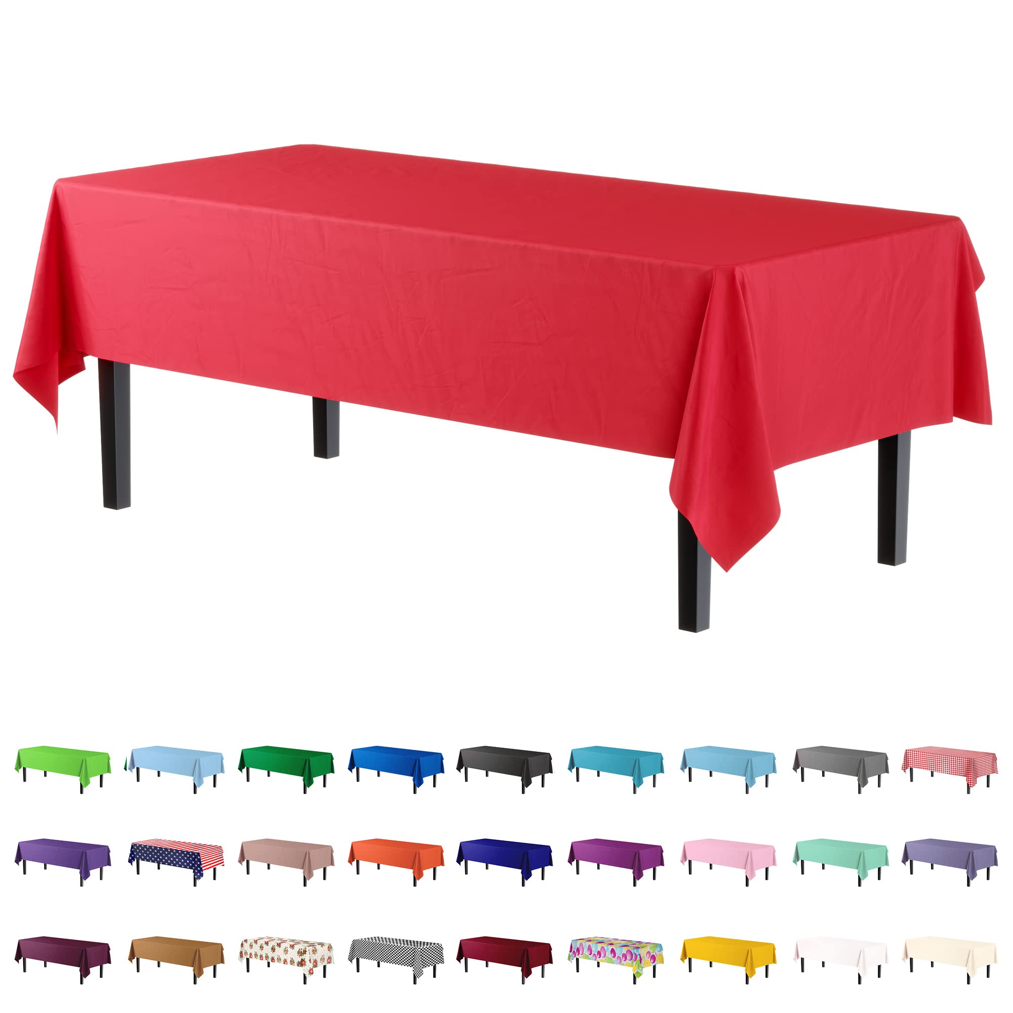 Photo 1 of *Premium* Red table cover 54" x 108"