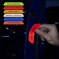 4PCS Car Door Open Warning Reflective