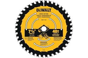 DEWALT Circular Saw Blade, 7 1/4 Inch, 40 Tooth, Wood Cutting (DWA171440)