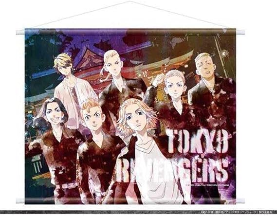 Amazon 東京卍リベンジャーズ 東京リベンジャーズ あたりツキ缶バッジ くじ ラストワン タペストリー おもちゃ おもちゃ