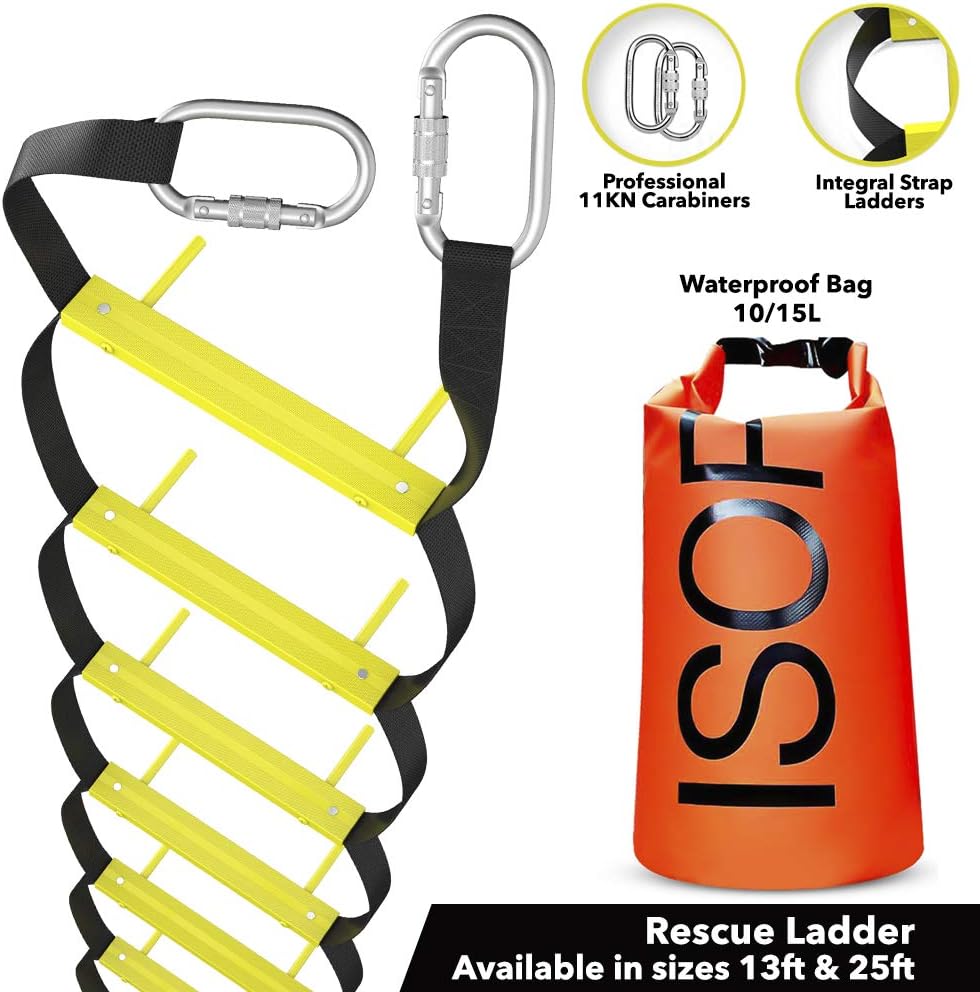 Fire Escape Ladder 3 Story Rope Ladder Fire Escape for Homes 3rd