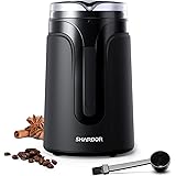 SHARDOR Electric Coffee Grinder Mill with Stainless Steel Blades, 1.4oz/40g, Small Coffee Bean Grinder, Black