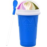 500ML Slushie Maker Cup, Magic Quick Frozen Smoothies Cups for Homemade Milk Shake Ice Cream Makers, Cooling Cups, Double Layer Squeeze Slushy Cup, Birthday Gifts for Kids Mom Dad Friends,Family