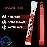 Cyalume Snaplight Red Lightsticks 15cm 12Hr Made in France Pack of 10 view 5