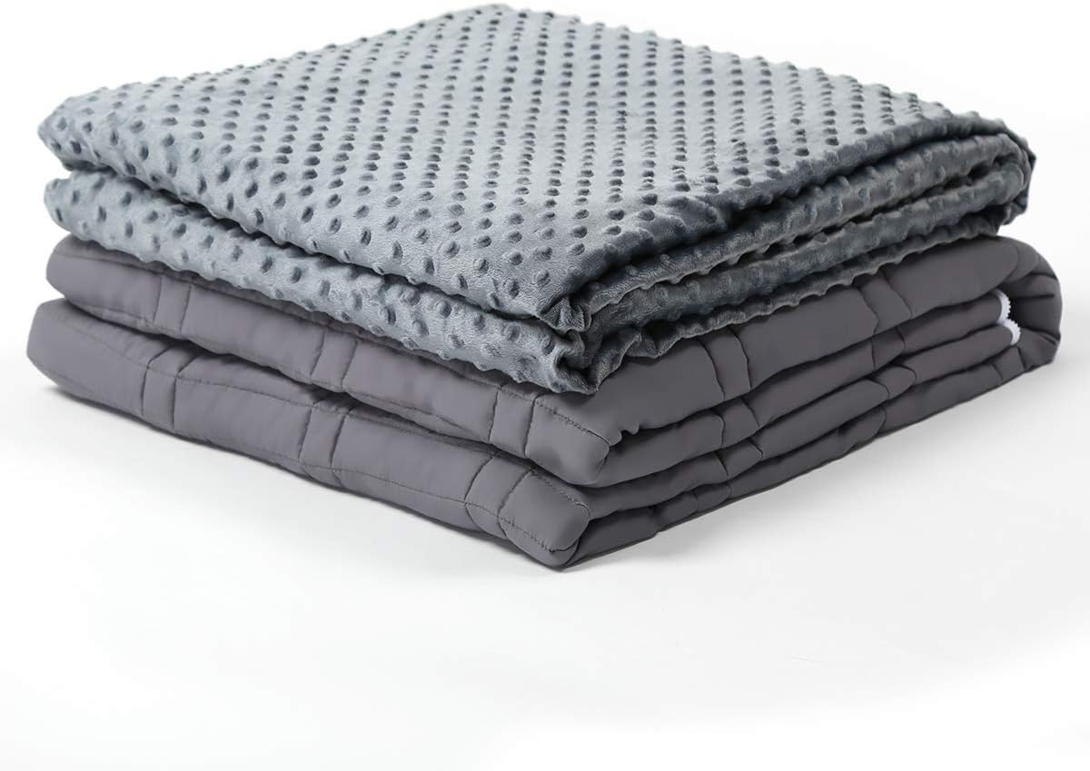 Amazon.com: htovila Weighted Blanket 15 lbs 60"x80" for Kids& Adults