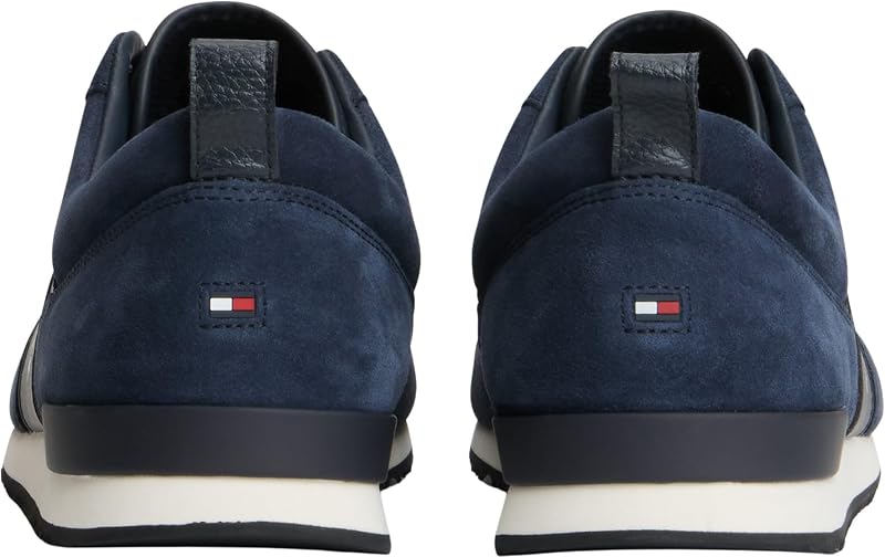 Baskets De Running Homme Iconic Leather Suede Mix Runner Chaussures De Sport, Bleu (Midnight), 42 EU — photo 2 sur 8